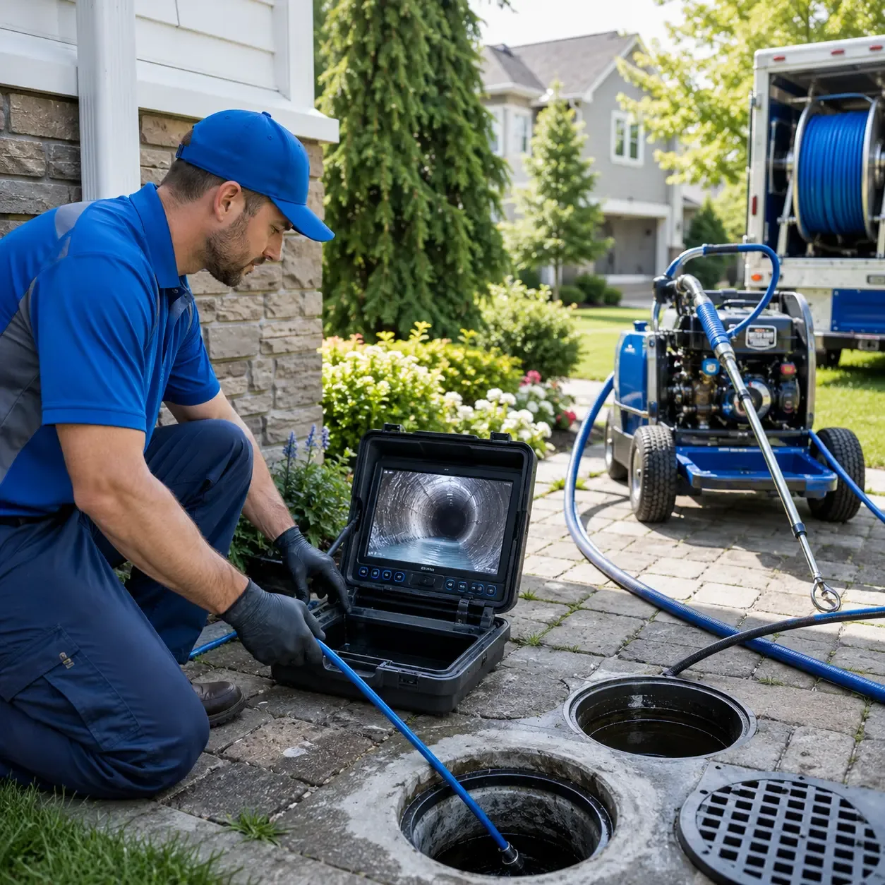 Outdoor drain cleaning professionals serving Freeland, PA